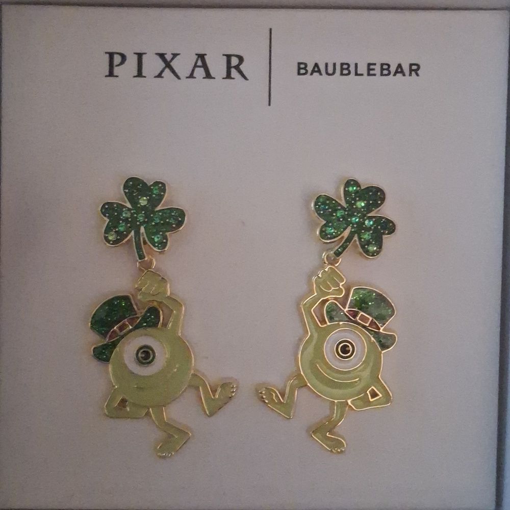 Disney Pixar BaubleBar Monster INC Earrings